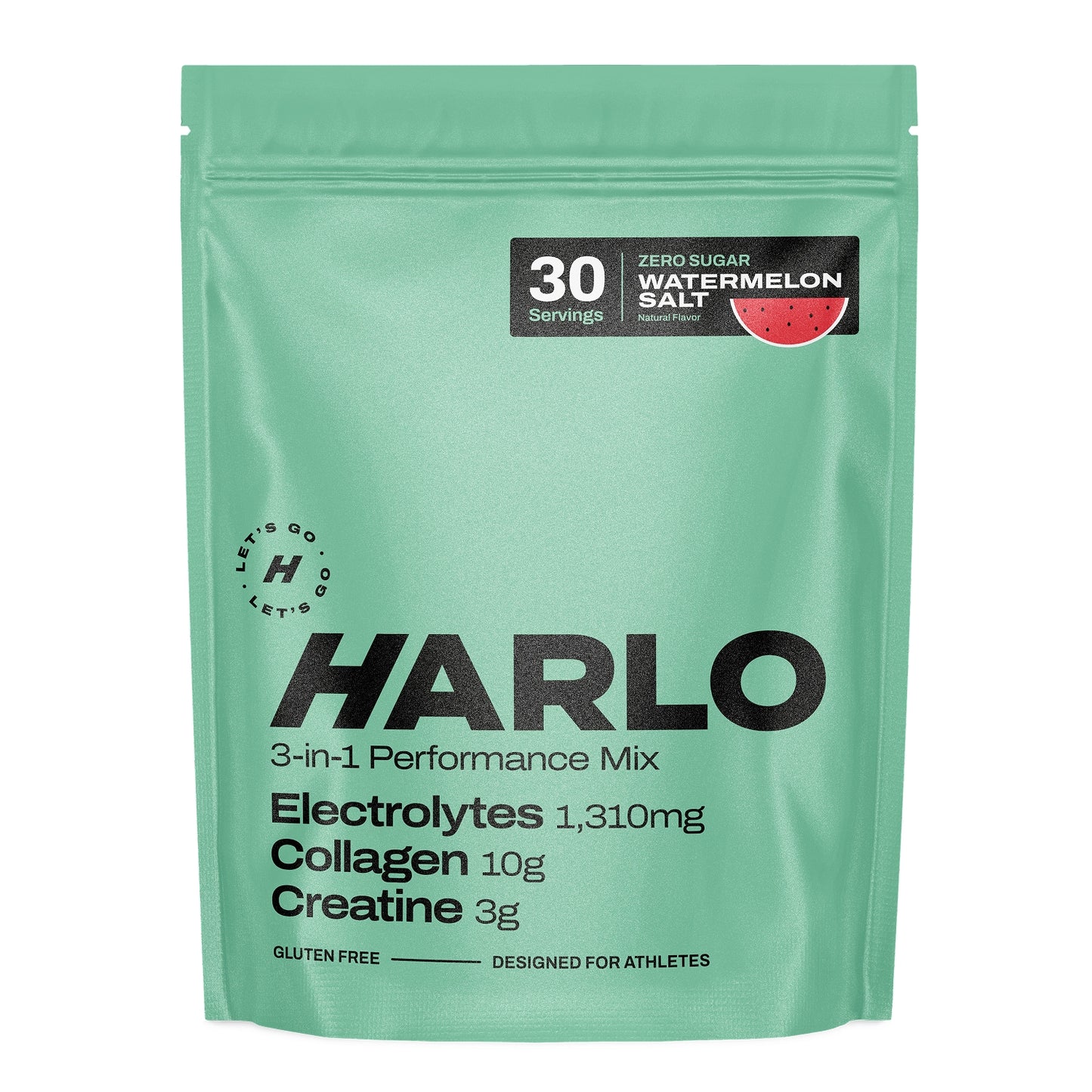 Harlo UK 3-in-1 Performance Hydration Drink Mix – Electrolytes, Creatine & Collagen