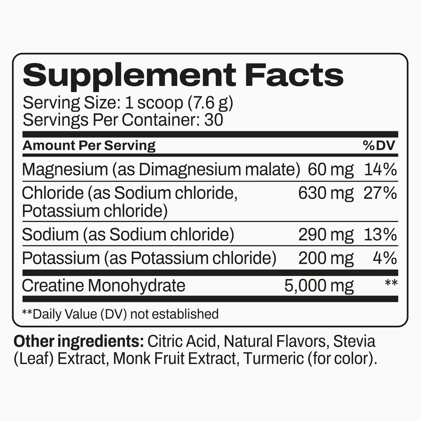 Harlo Daily Creatine + Electrolytes Powder | 5g Creatine Monohydrate | NSF Certified for Sport | Zero Sugar | Lemon | 30 Servings