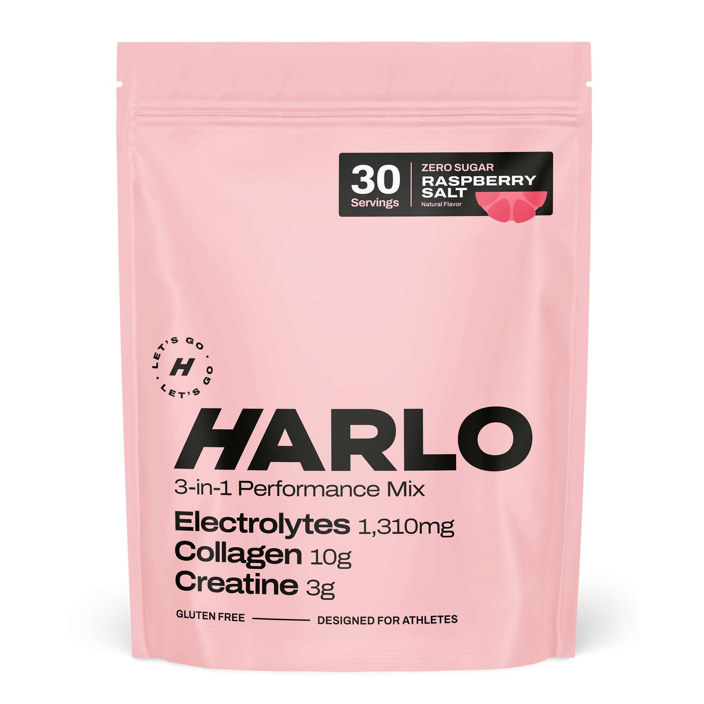 Harlo 3-in-1 Performance Hydration Drink Mix – Electrolytes, Creatine & Collagen