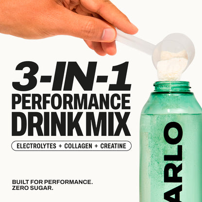 Harlo 3-in-1 Performance Hydration Drink Mix – Electrolytes, Creatine & Collagen