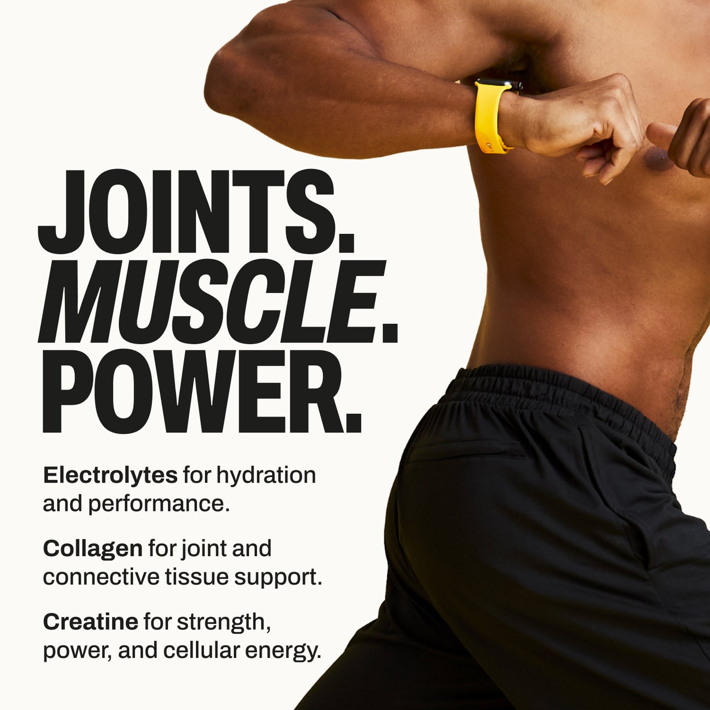 Harlo 3-in-1 Performance Hydration Drink Mix – Electrolytes, Creatine & Collagen