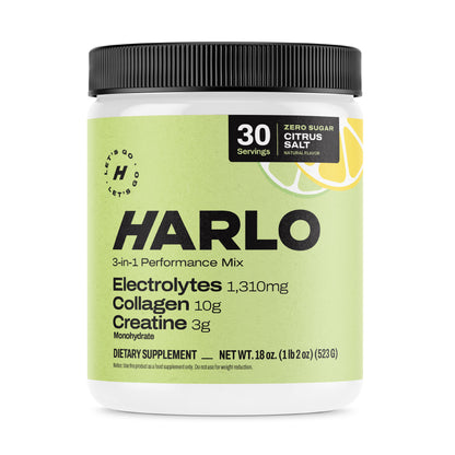 Harlo 3-in-1 Performance Drink Mix - Free Trial!