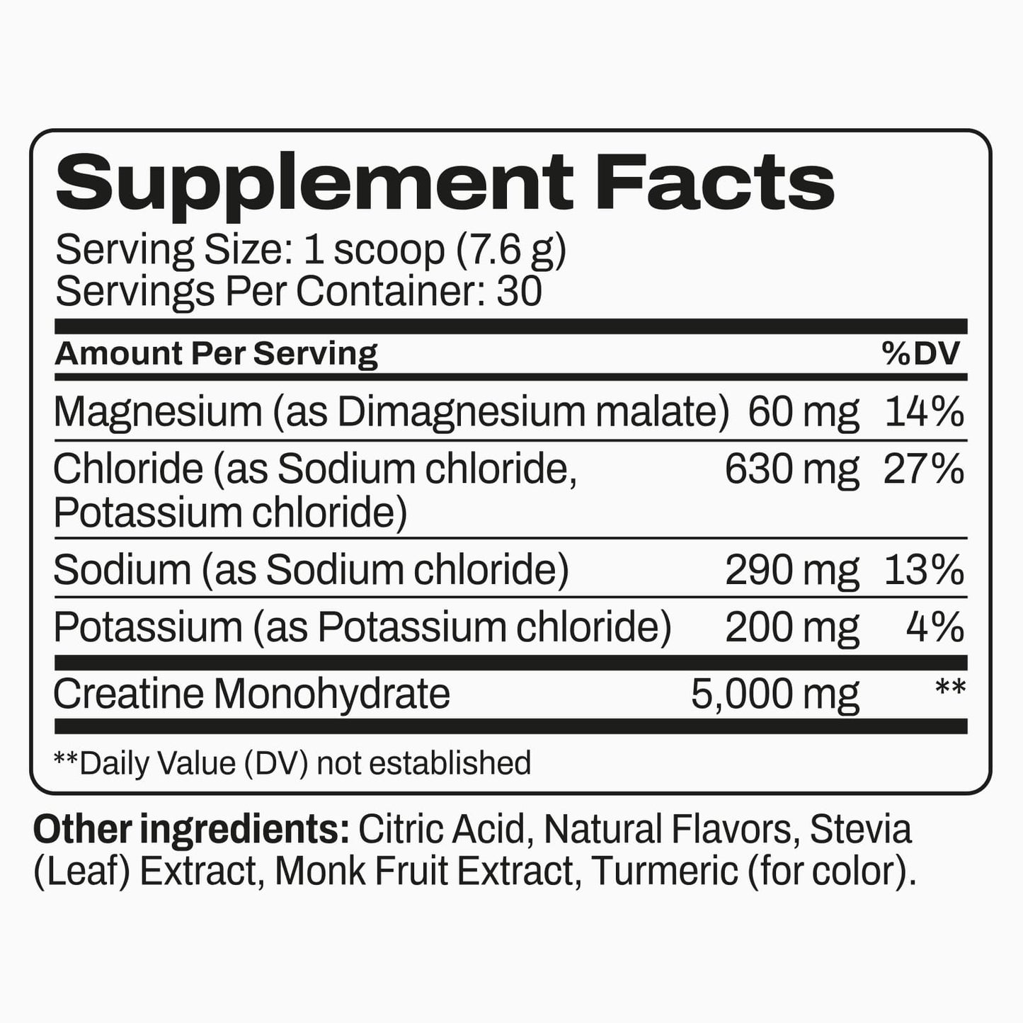Harlo Daily Creatine + Electrolytes Powder | 5g Creatine Monohydrate | NSF Certified for Sport | Zero Sugar | Lemon | 30 Servings