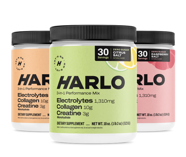 Harlo Electrolytes, Collagen, & Creatine - Zero-Sugar Drink Mix