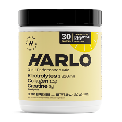 Harlo 3-in-1 Performance Drink Mix | Electrolytes, Collagen & Creatine