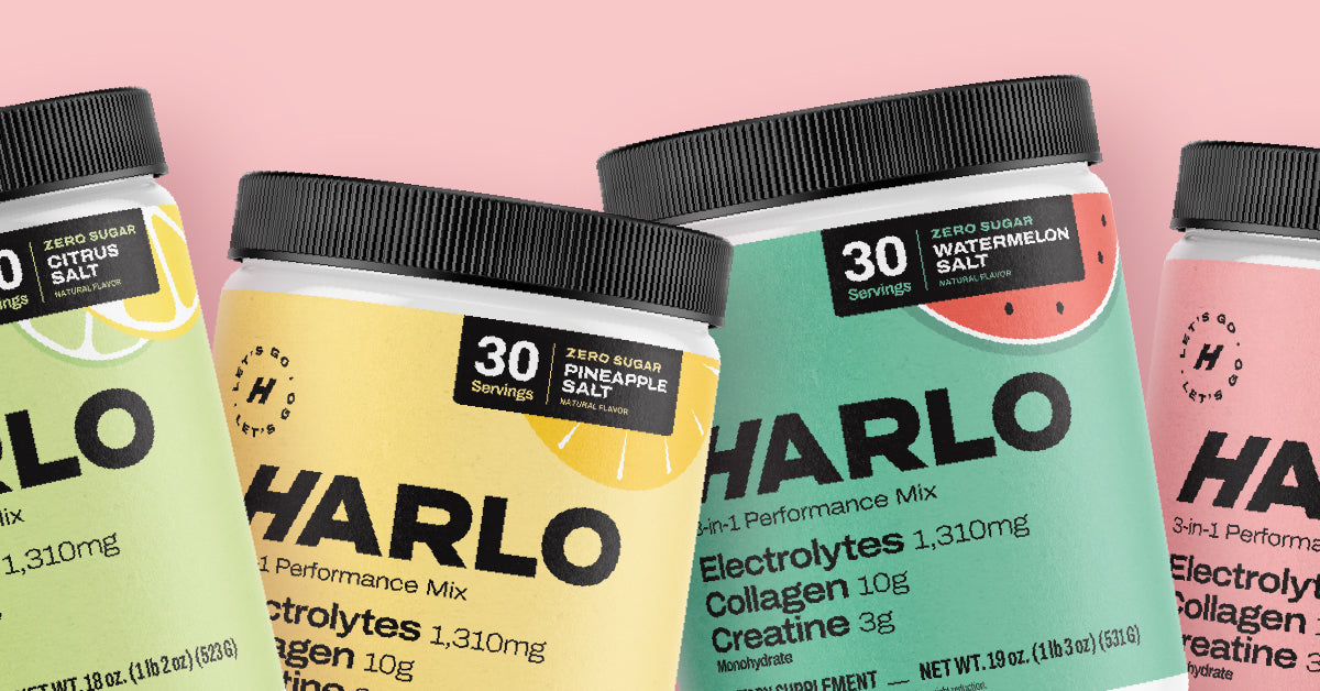 Harlo Electrolytes, Collagen, & Creatine - Zero-Sugar Drink Mix